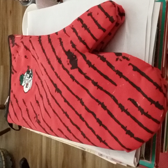 Holiday Mr. Snowman And Son Christmas Oven Mitts - Picture 2 of 2